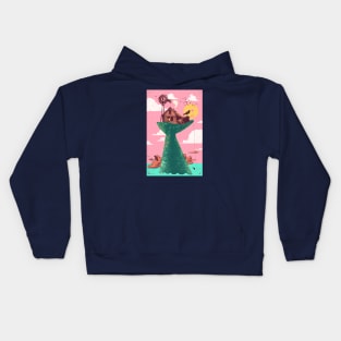 WHALE ISLAND Kids Hoodie